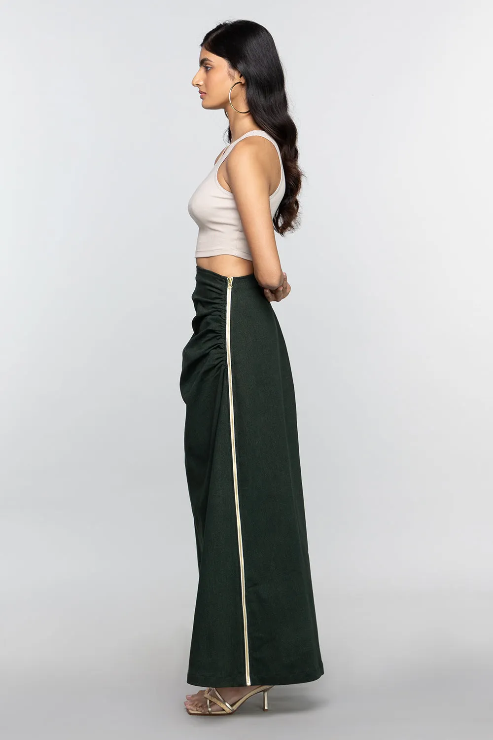 Evergreen Zip Skirt