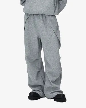 Fleece Wide Fit Futuristic Sweatpants