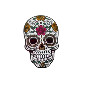 Flowered Skull | Magnetic Hat Pin