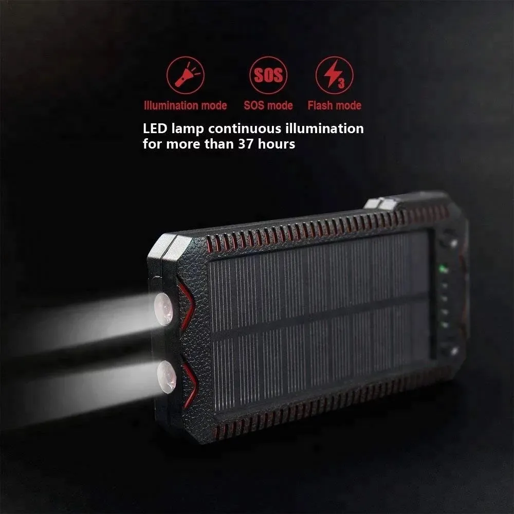 FOXFIRE TORCH: Solar Power Bank w/ Integrated Fire Starter