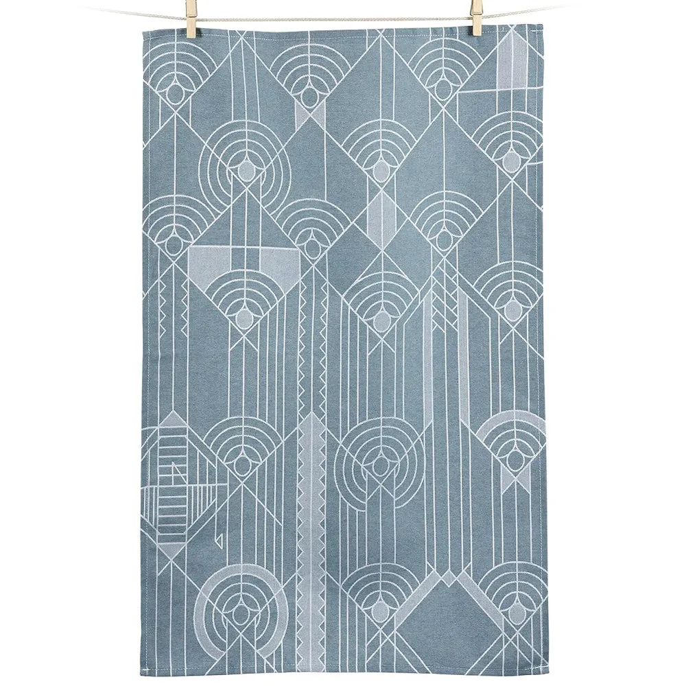 Frank Lloyd Wright April Showers Jacquard Tea Towel