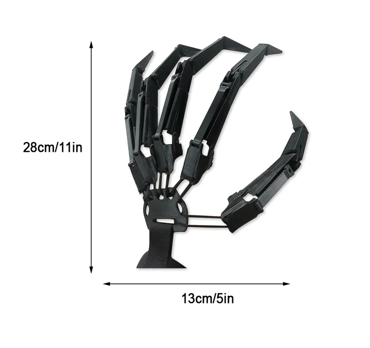 H3LL NO avant-garde unisex niche cool robot cyberpunk gloves