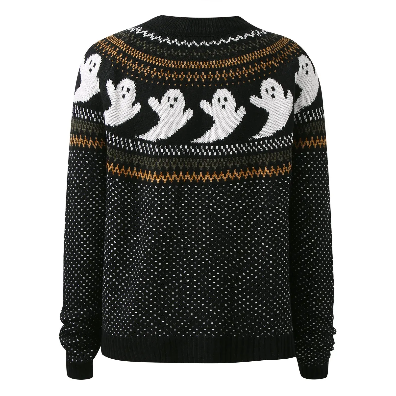 Halloween Cozy Y2K Oversized Warm Long Sleeve Casual Comfortable Pullover Sweater