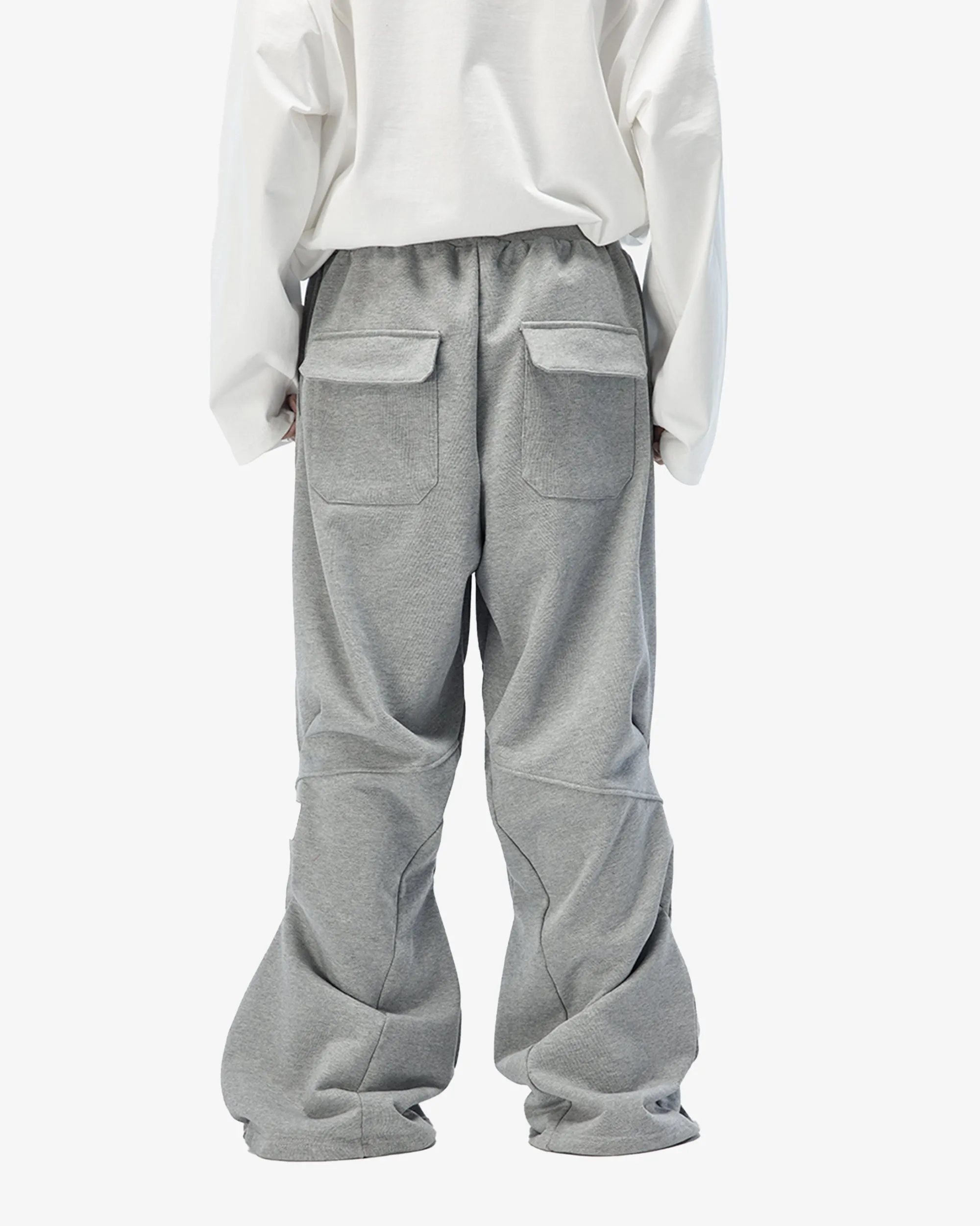 Heavyweight Cotton Wide Flared Sweatpants