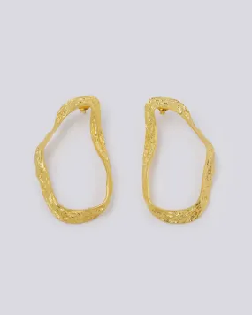 Irregular Textured Earrings