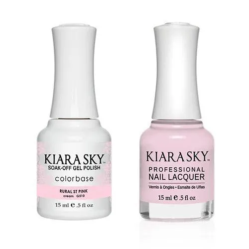 Kiara Sky Classic Gel & Polish Duo - #510 Rural St. Pink