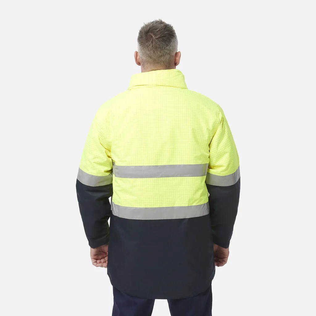 King Gee Hi-Vis Anti Static Waterproof Reflective Work Jacket (K55035)