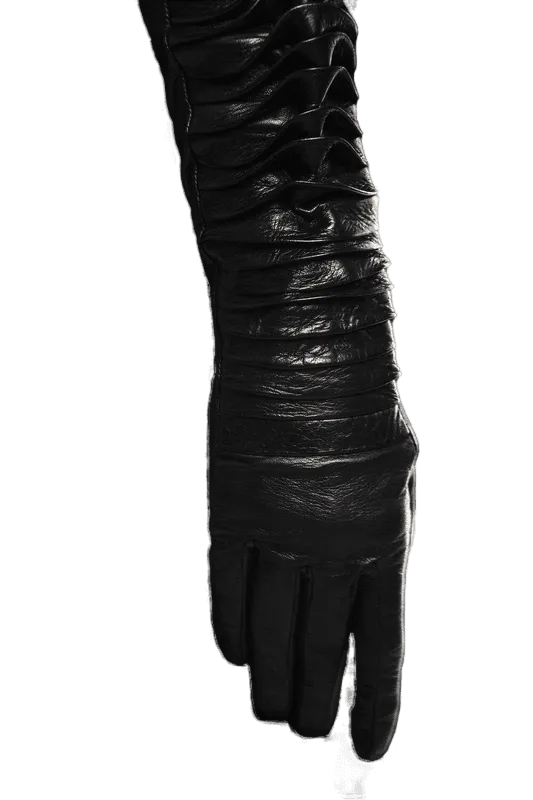 Lola Layered - Women's Silk Lined Leather Gloves