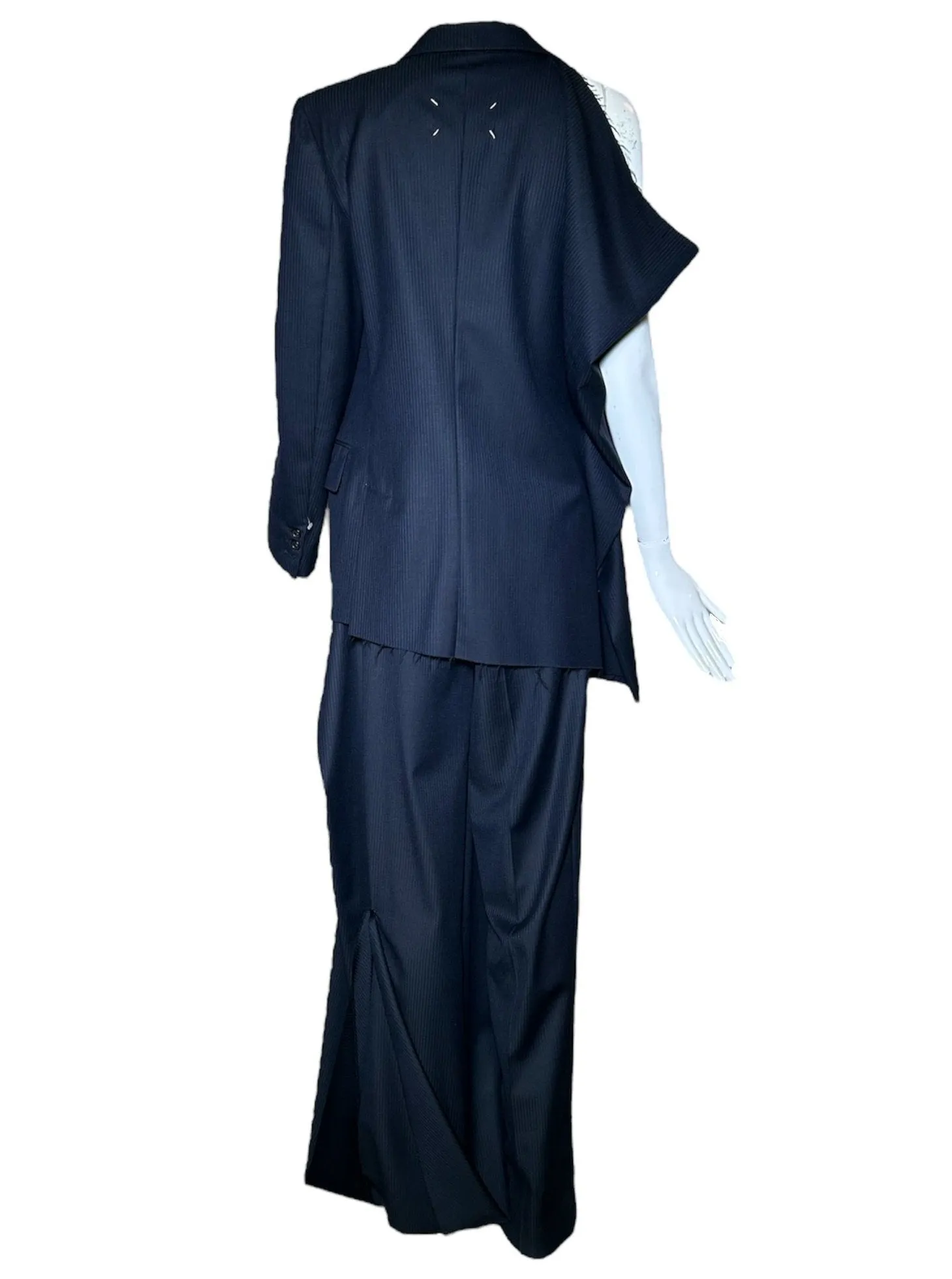 Maison Martin Margiela 90s "Unfinished" Avant-Garde Pantsuit Ensemble