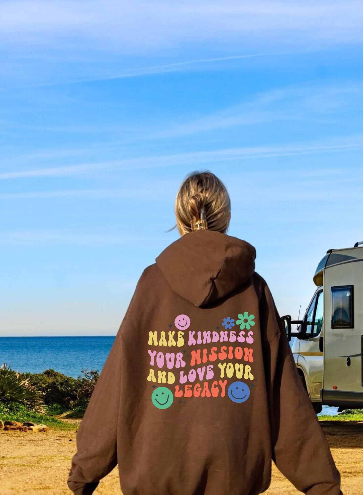 Make Kindess Your Mission and Love Your Legacy Oversized Hoodie