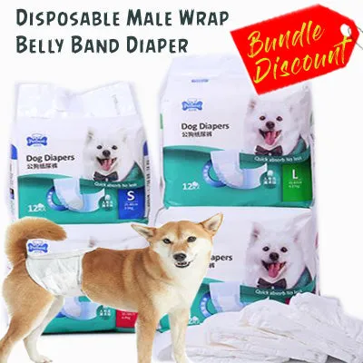 Male Dog Diapers Pad Pet Supplies Urine Removal Pad Belly Band male waist wrap pet nappy