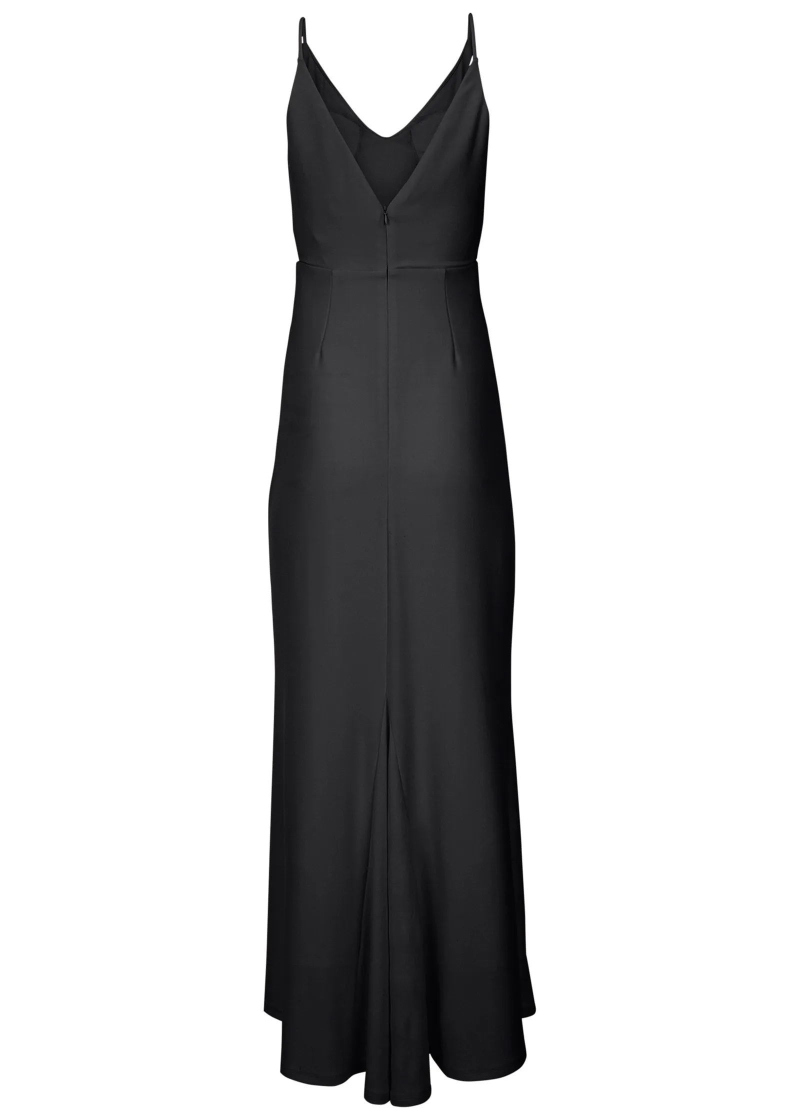 Matte Jersey Maxi Dress - Black