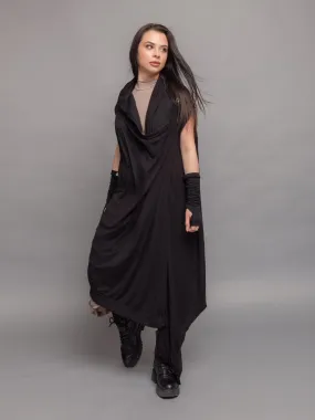 Medina - Women's Avant Garde Cloak with Hood