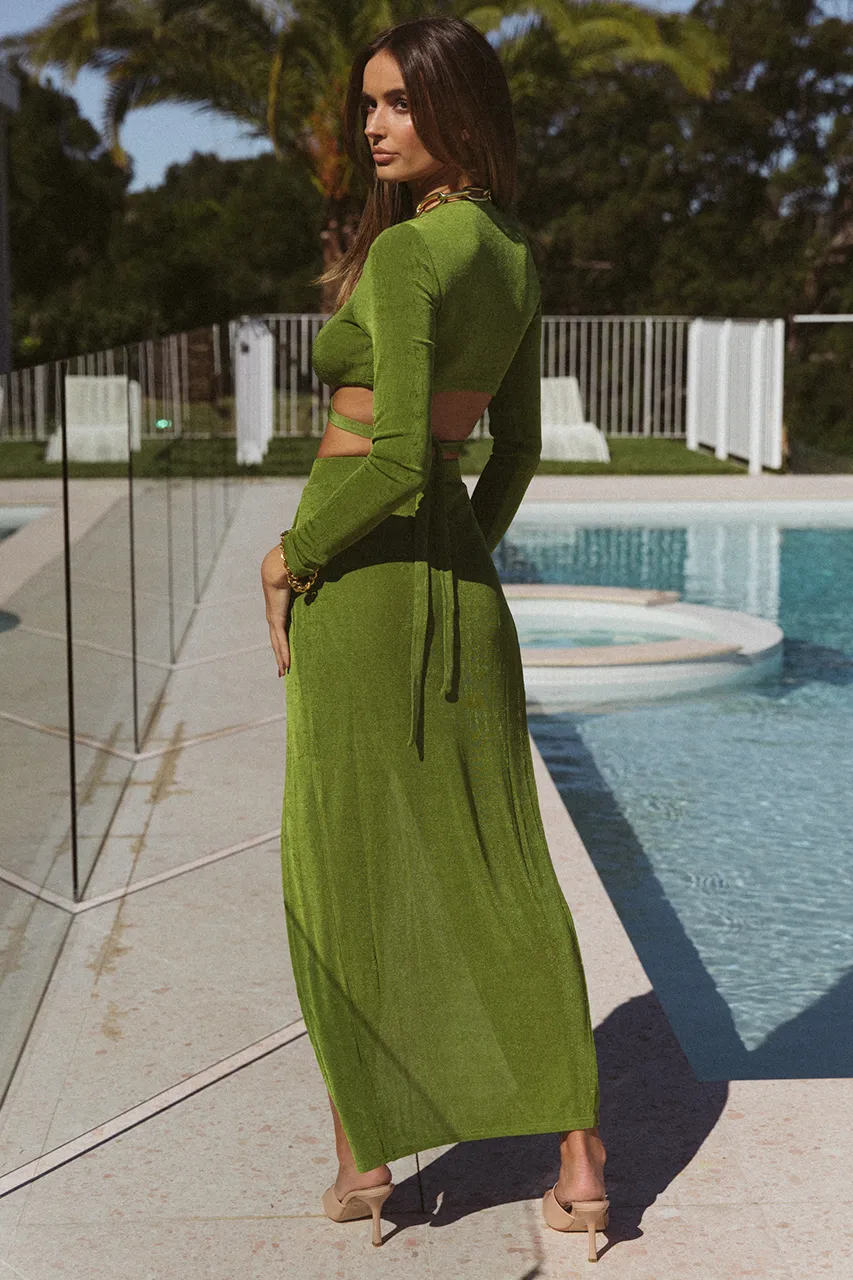 Meile Maxi Skirt - Grass