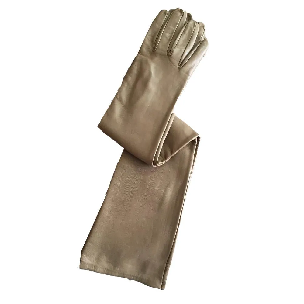 Montserrat 16BT - Women's Silk Lined Leather Opera Gloves