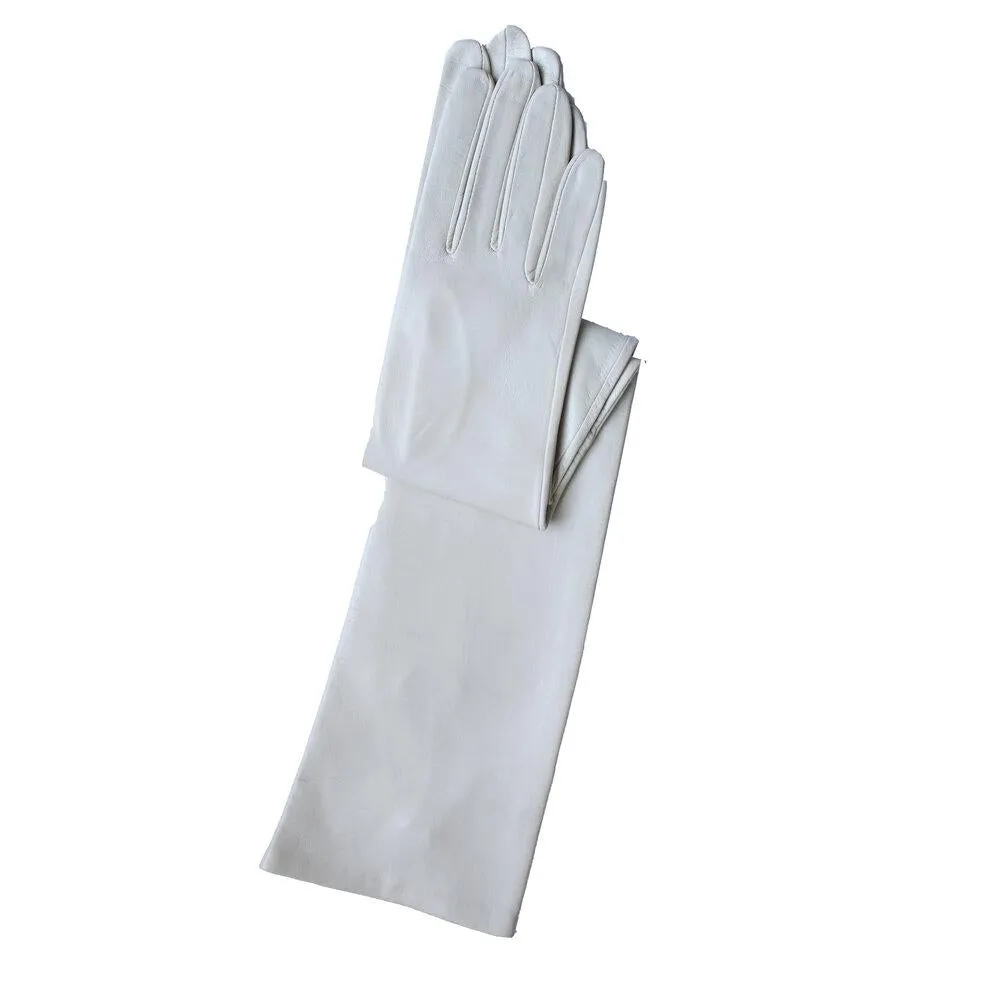 Montserrat 16BT - Women's Silk Lined Leather Opera Gloves