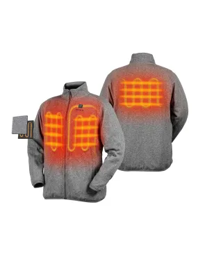 (Open-box) Men's Heated Fleece Jacket (Battery Set Not Included)