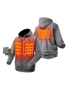 (Open-Box) Unisex Heated Fleece Hoodie (Battery Set Not Included)