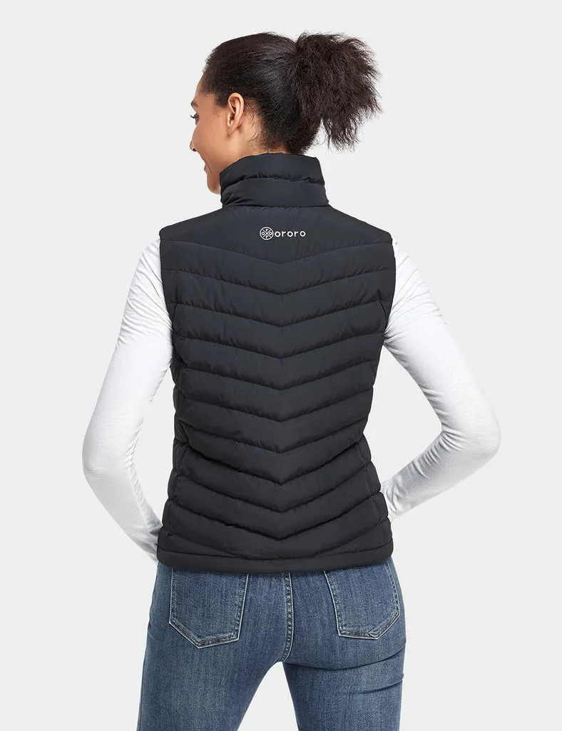 (Open-box) Women's Heated Lightweight Down Vest (Battery Set Not Included)