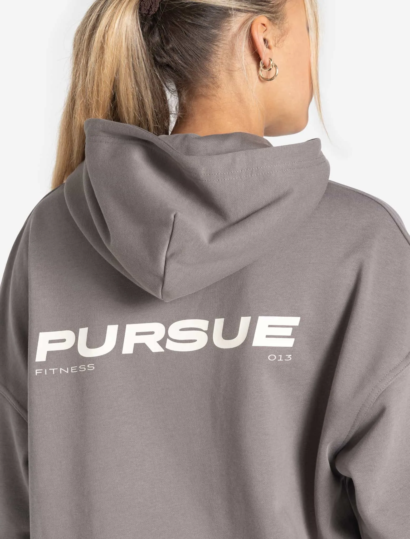 Oversized Hoodie - Mushroom Grey