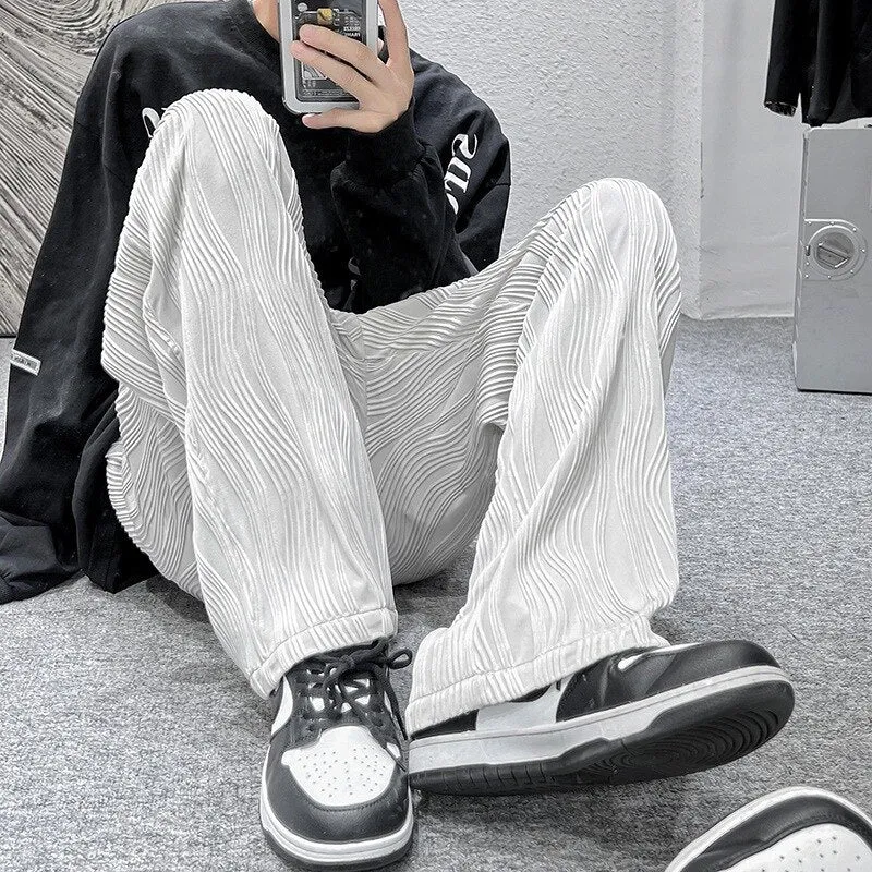 Oversized Pants Wide Pants Japanese Men Harajuku Streetwear Casual Trousers Hip Hop Loose Sport Sweatpants Skateboard Pants