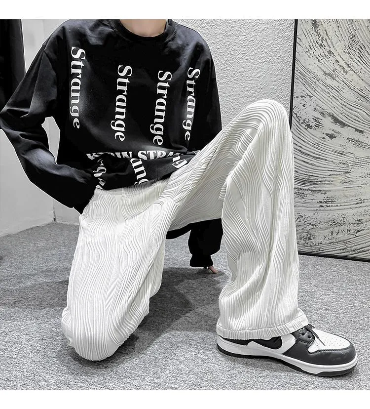 Oversized Pants Wide Pants Japanese Men Harajuku Streetwear Casual Trousers Hip Hop Loose Sport Sweatpants Skateboard Pants