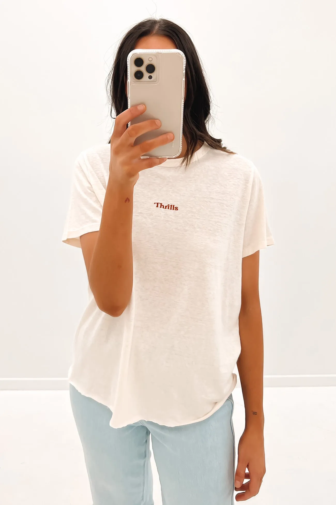 Paradise Thrills Hemp Relaxed Tee Tofu