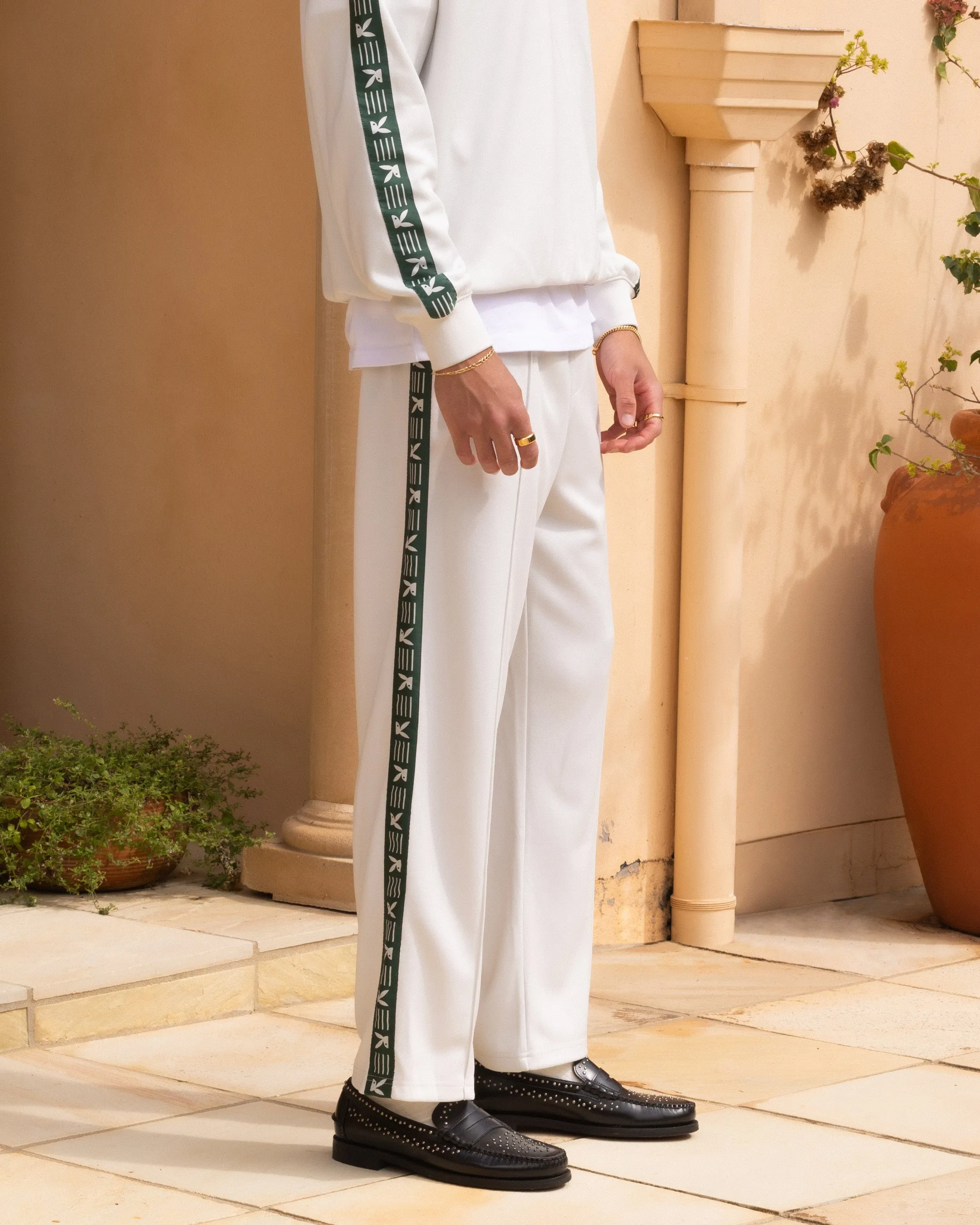 Playboy By Culture Kings Pleasure Track Pants Stone/Green