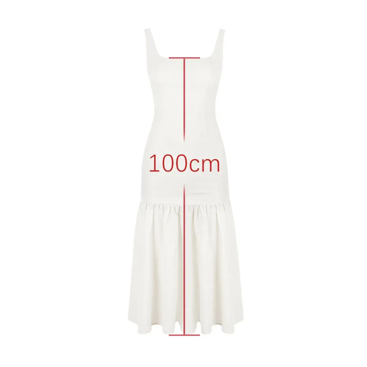 Pre Order: Vintage Sleeveless Ruffle Bodycon Dress