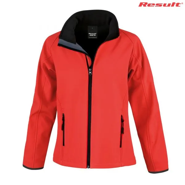 R231F Result Womens Printable Softshell Jacket