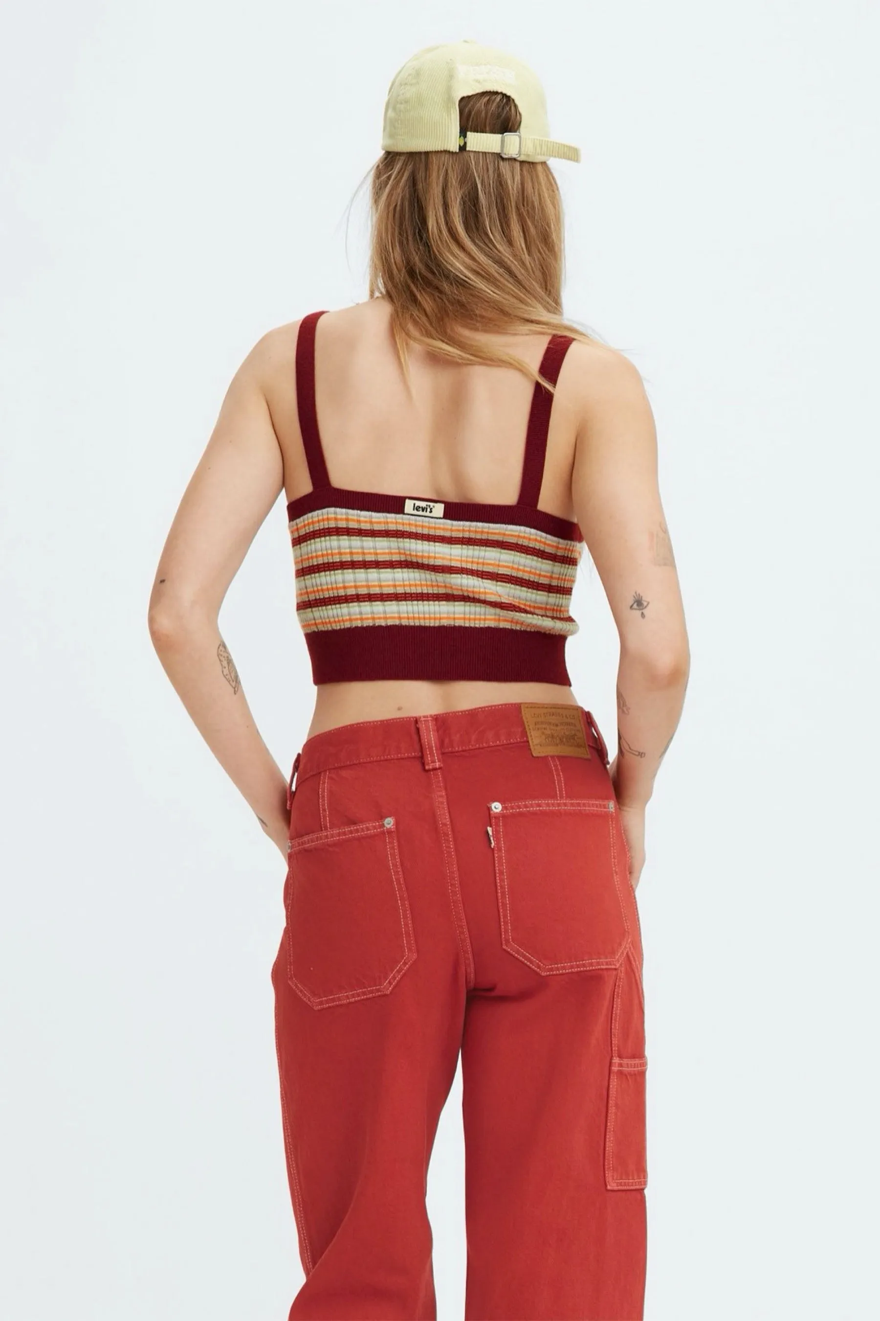 Saffron Fired Brick Stripe Tank