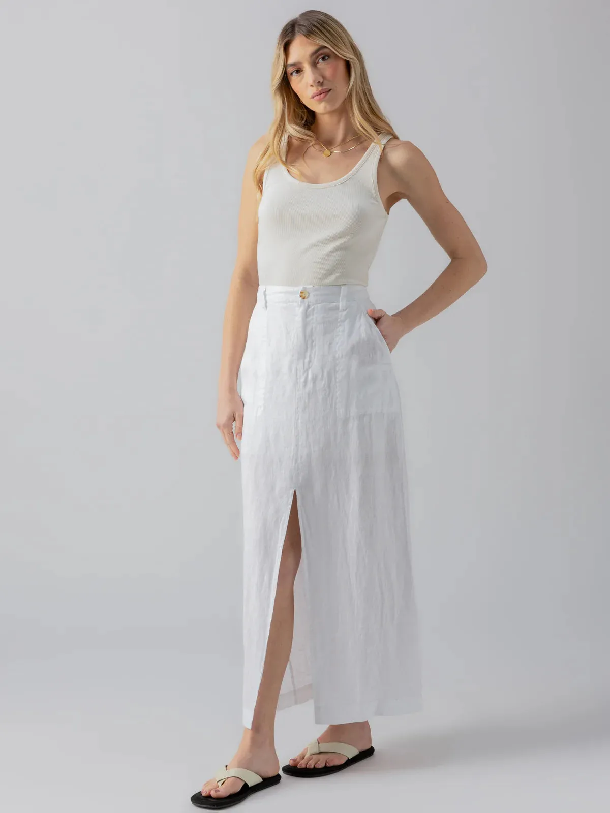 Sanctuary Clothing Boardwalk Slip Skirt