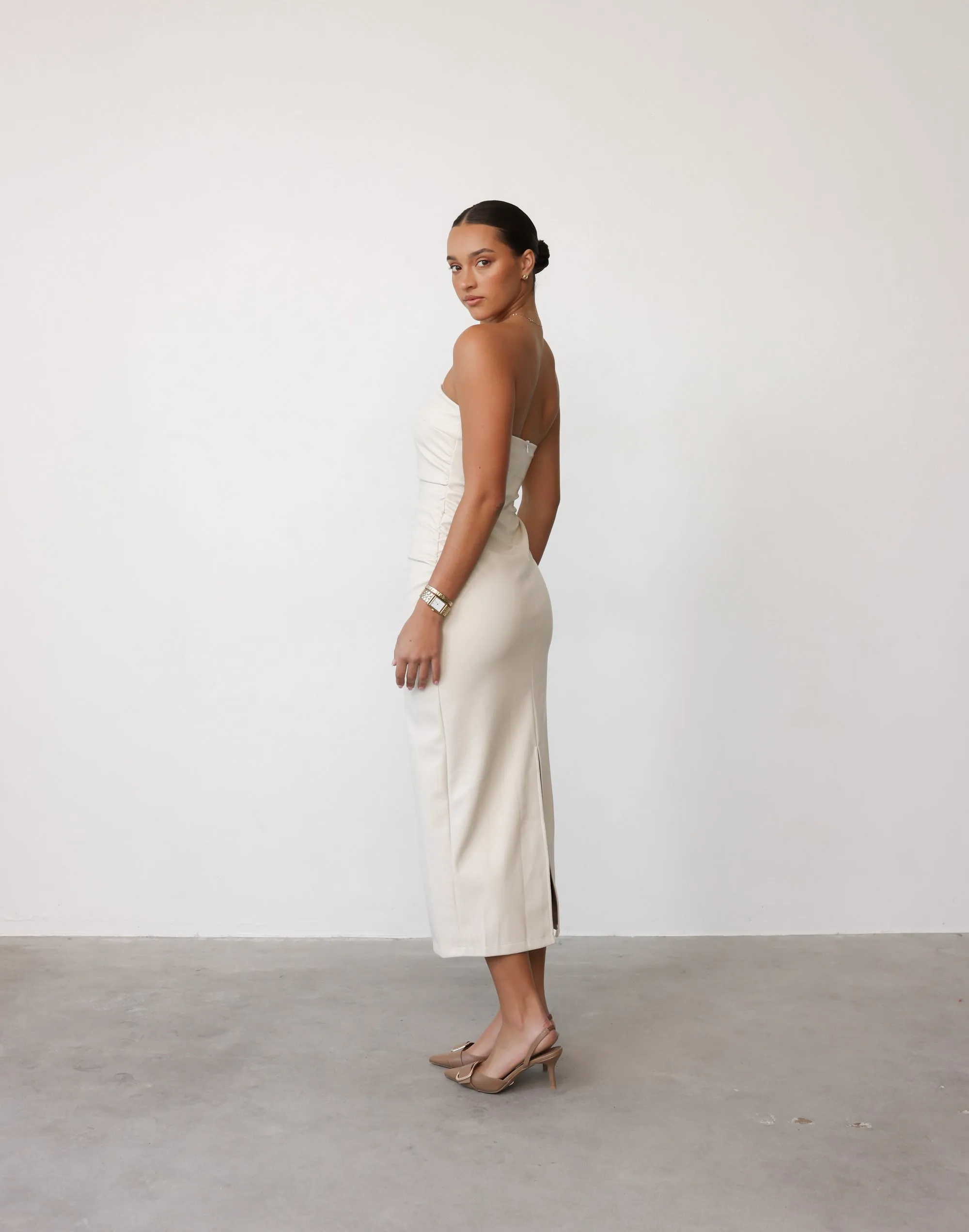 Sasha Maxi Dress (Cream)