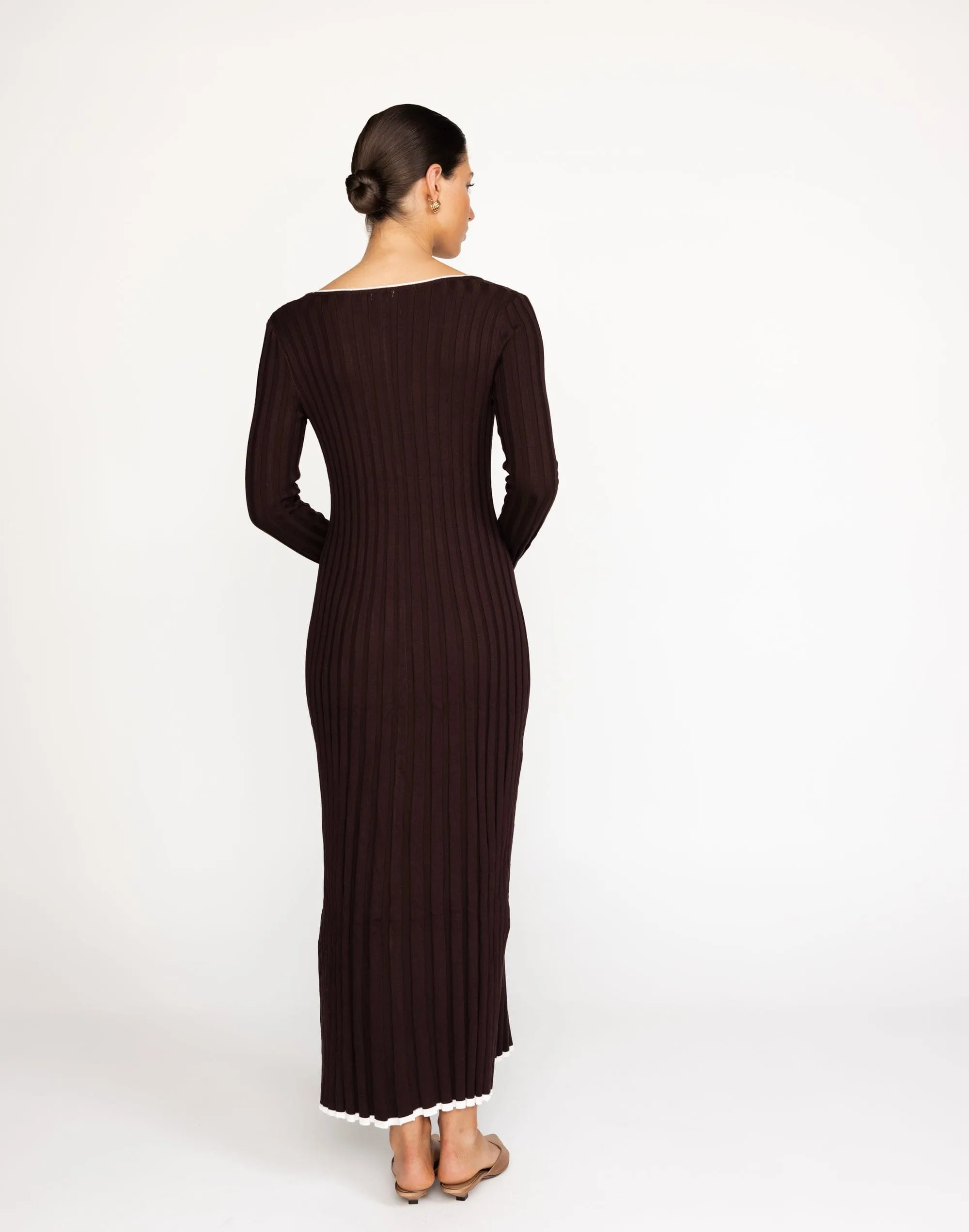 Sloane Maxi Dress (Chocolate)