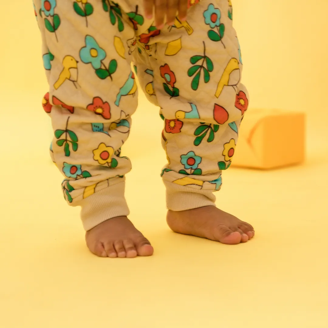 Snuggle Puff - Quilted Full sleeve top and pants for kids