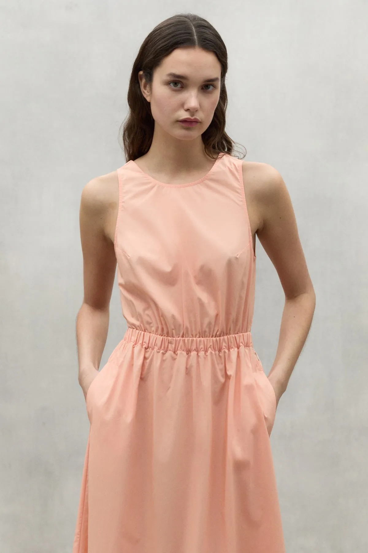 Soft Coral Galena Dress Ecoalf