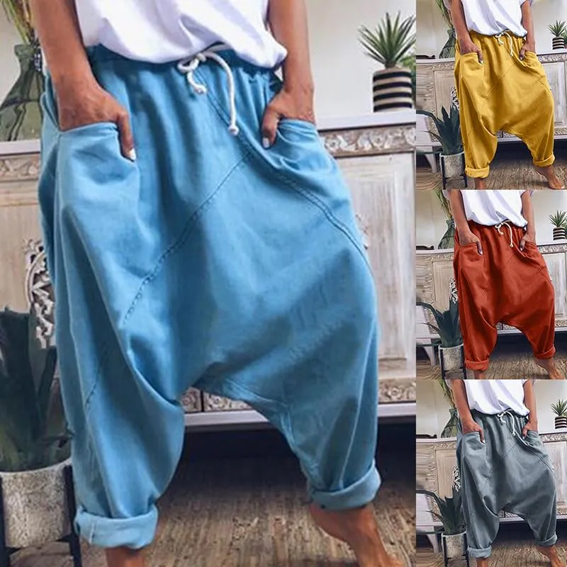 Street Style Oversized Harem Pants