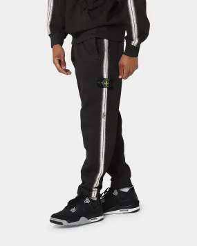 Supreme X Stone Island Stripe Sweatpants Black