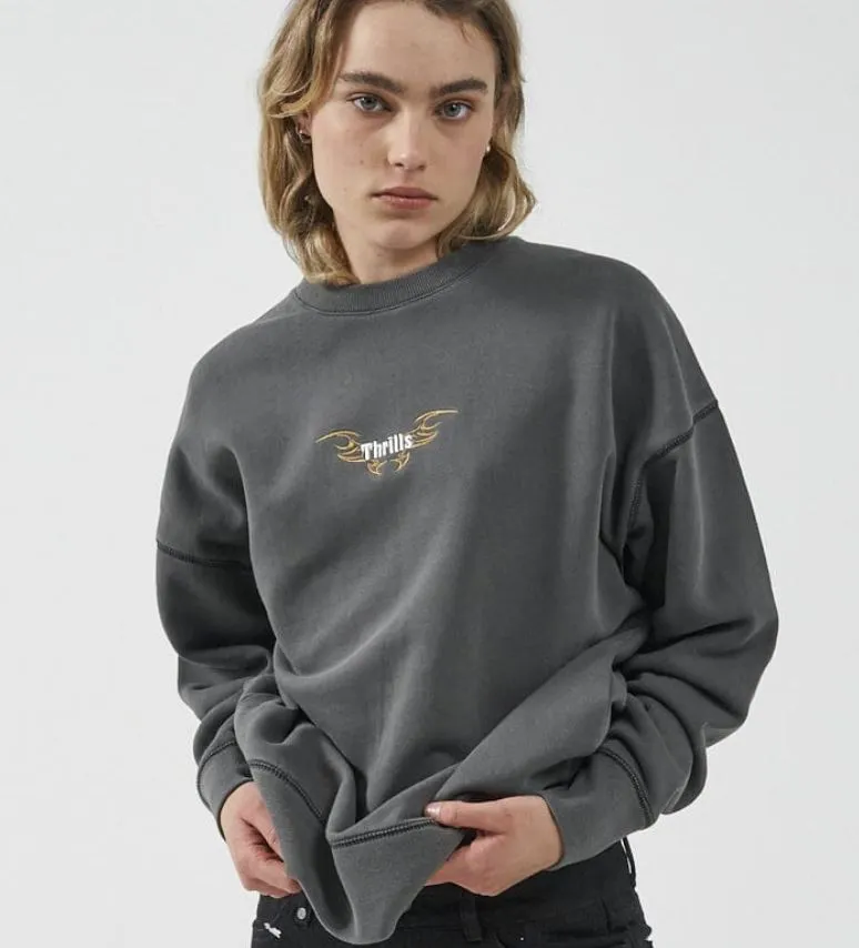 THRILLS GOLDEN WINGS SLOUCH CREW