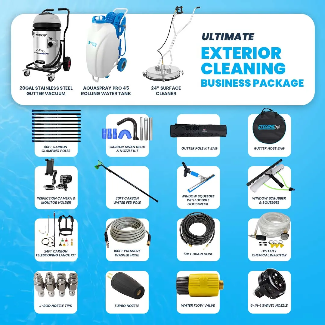 Ultimate Commercial Exterior Cleaning Business Start-up Package