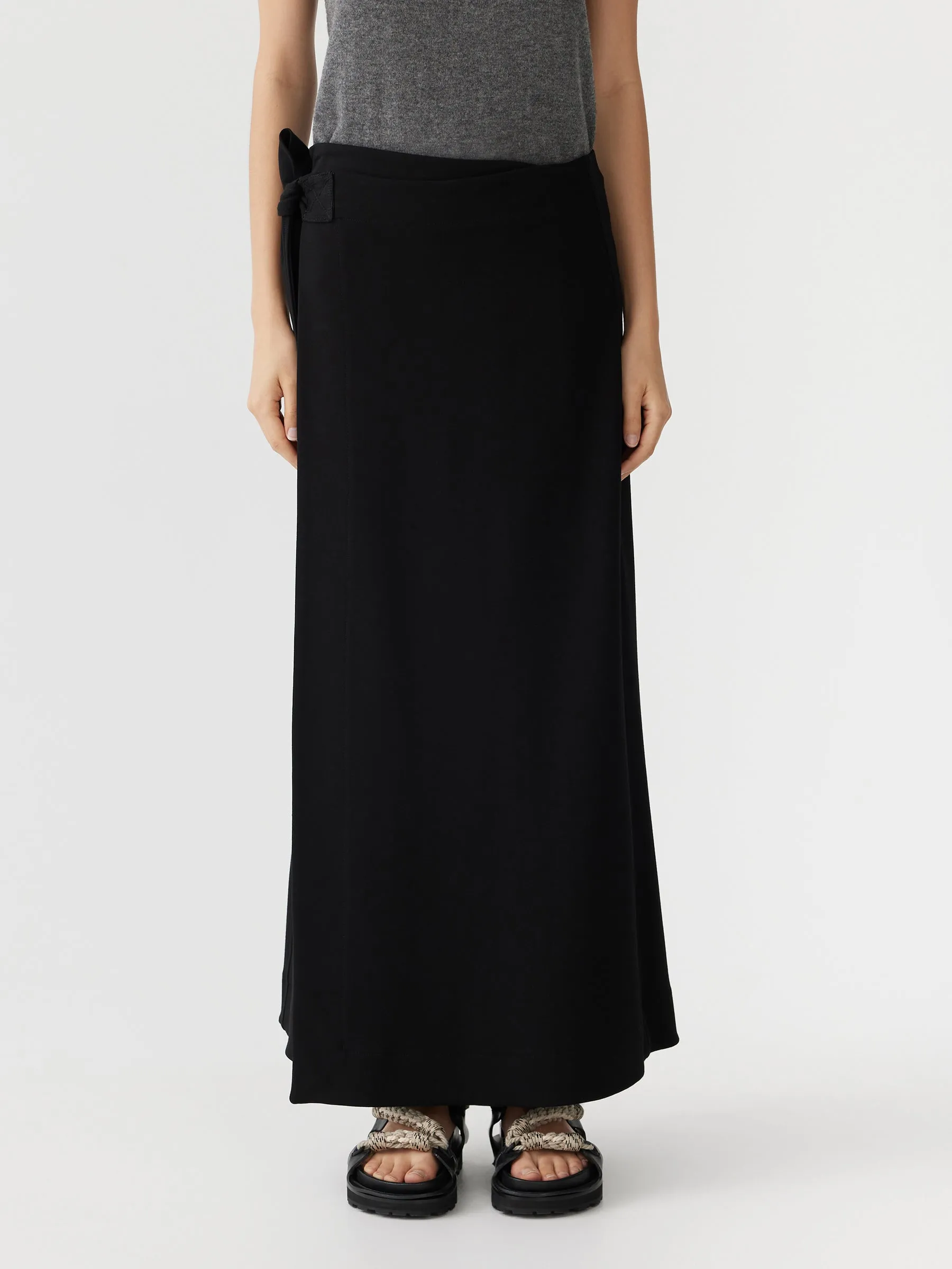 viscose jersey wrap skirt