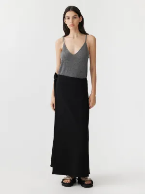 viscose jersey wrap skirt