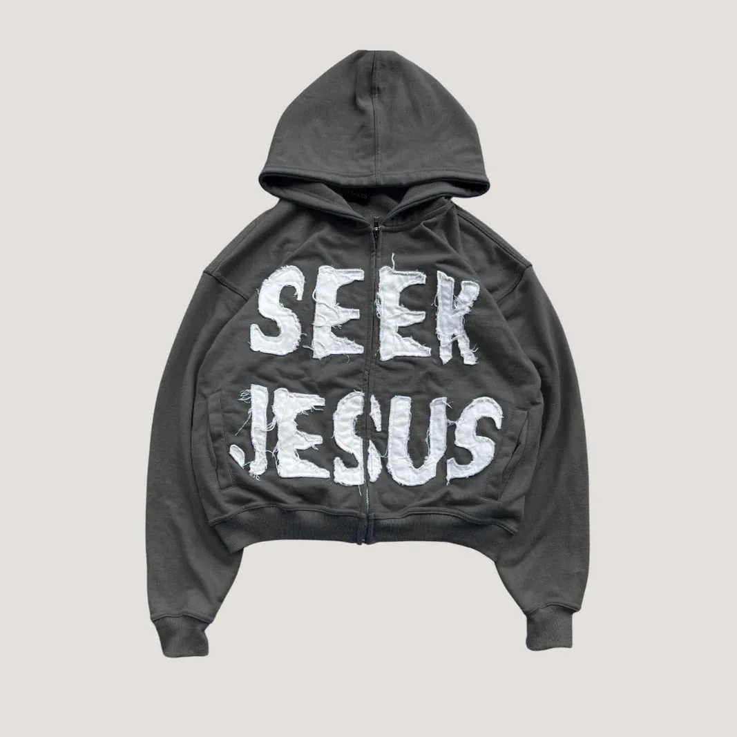 Wenkouban Thanksgiving Jesus bless you Patchwork Pattern Long Sleeve Pullover Hoodie Y2k Personality Trendy Street Wear men's and Women's