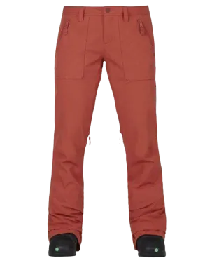 Womens Burton Vida Pant - Persimmon (S)