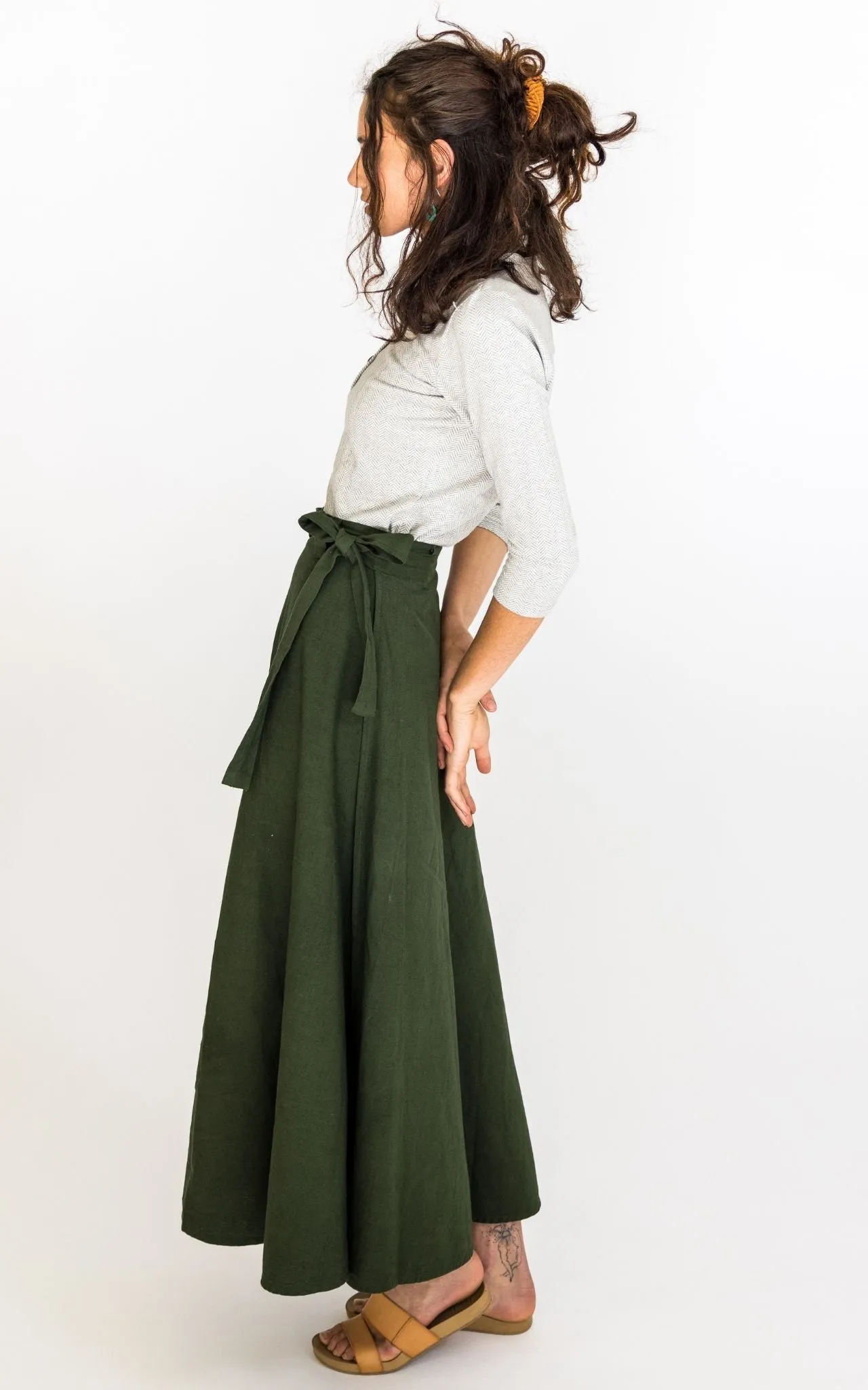 Wrap Skirt - Green