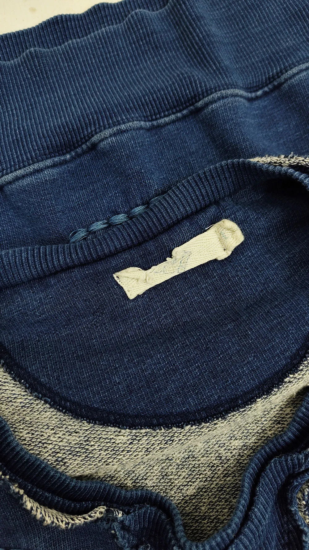 Yo Japan Vintage Mens Sashiko Stitching Sweatshirt.