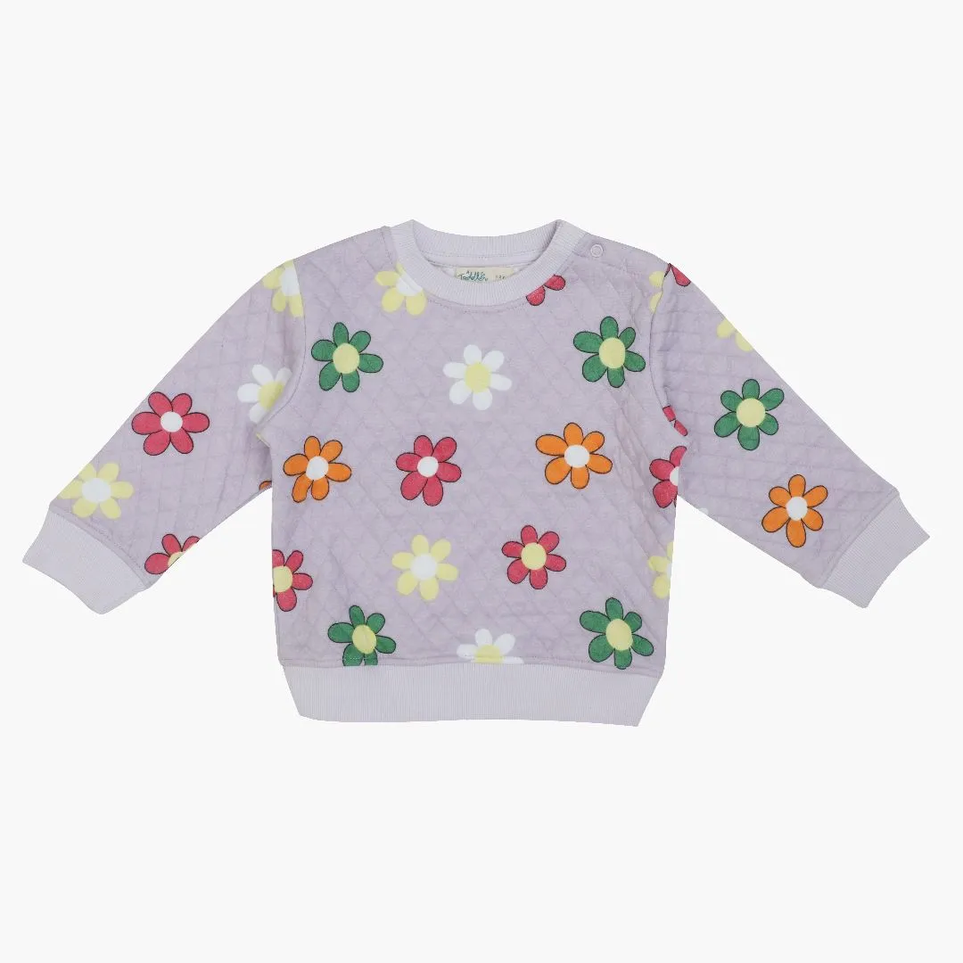 Zoom Zoom - Quilted Full sleeve top and pants for kids