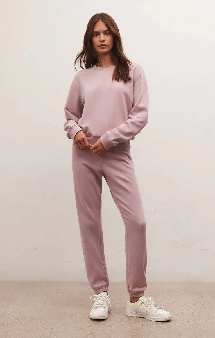 ZSU Classic Gym Sweatpants Jogger in Mauve